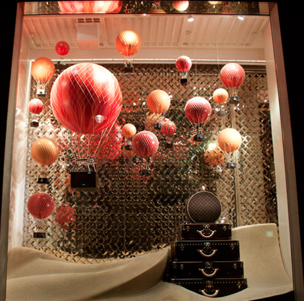 Louis Vuitton 'Hot Air Balloons' Window Display 2013 - Best Window