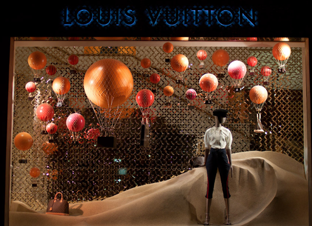 louis vuitton SS24 show takes flight within vibrant hot air balloon-inspired  installation